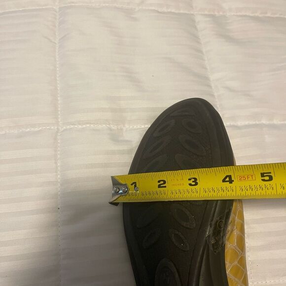 Durea tan croc embossed adjustable Velcro straps & hooks sandals SZ US8.… - Picture 10 of 11